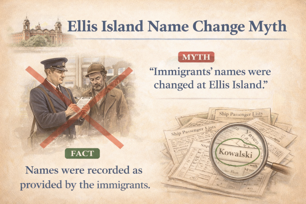 Ellis Island Name Change Myths