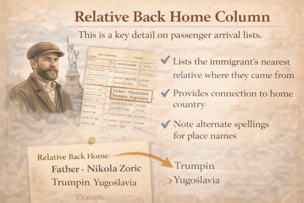 Relative Back Home Column