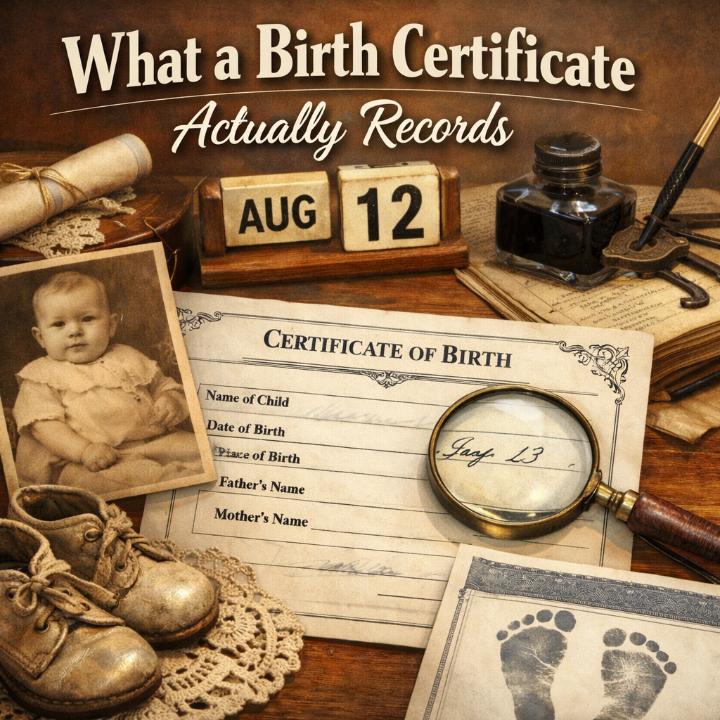 What a Birth Certificate Actually Records