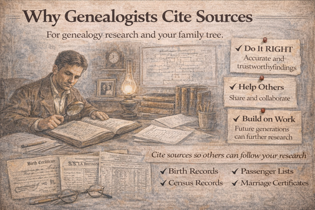 Why Genealogists Cite Sources
