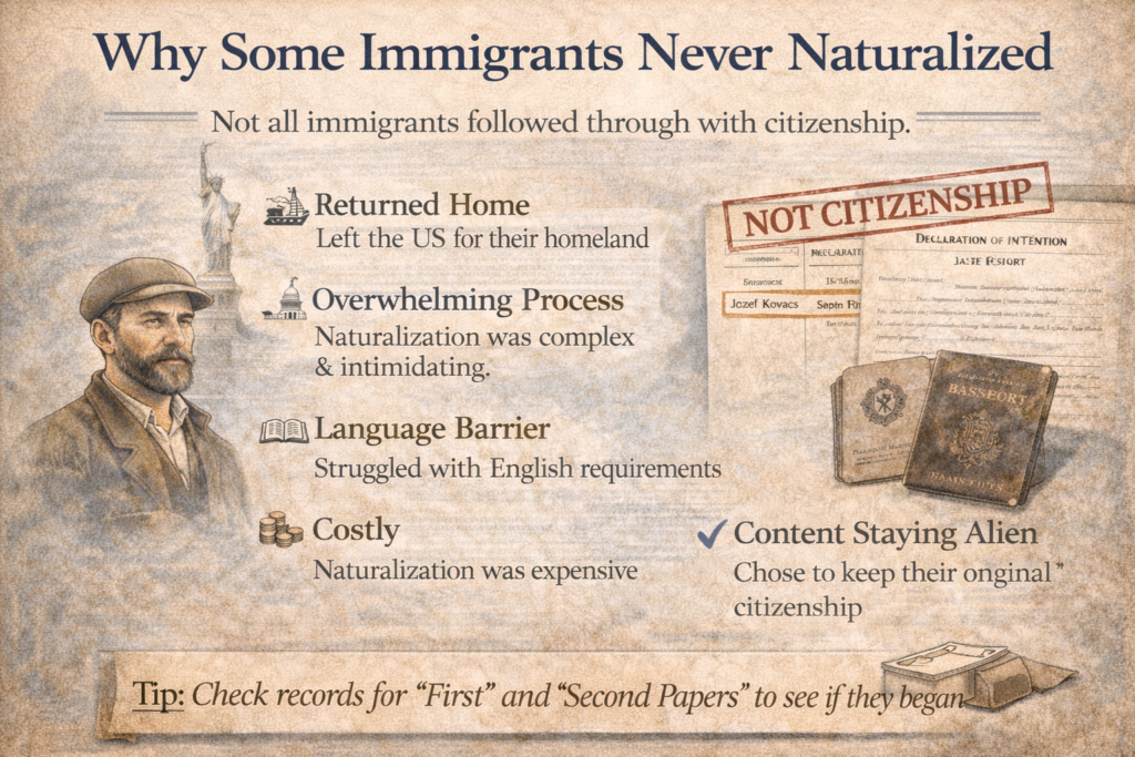 Why Some Immigrants Never Naturalized