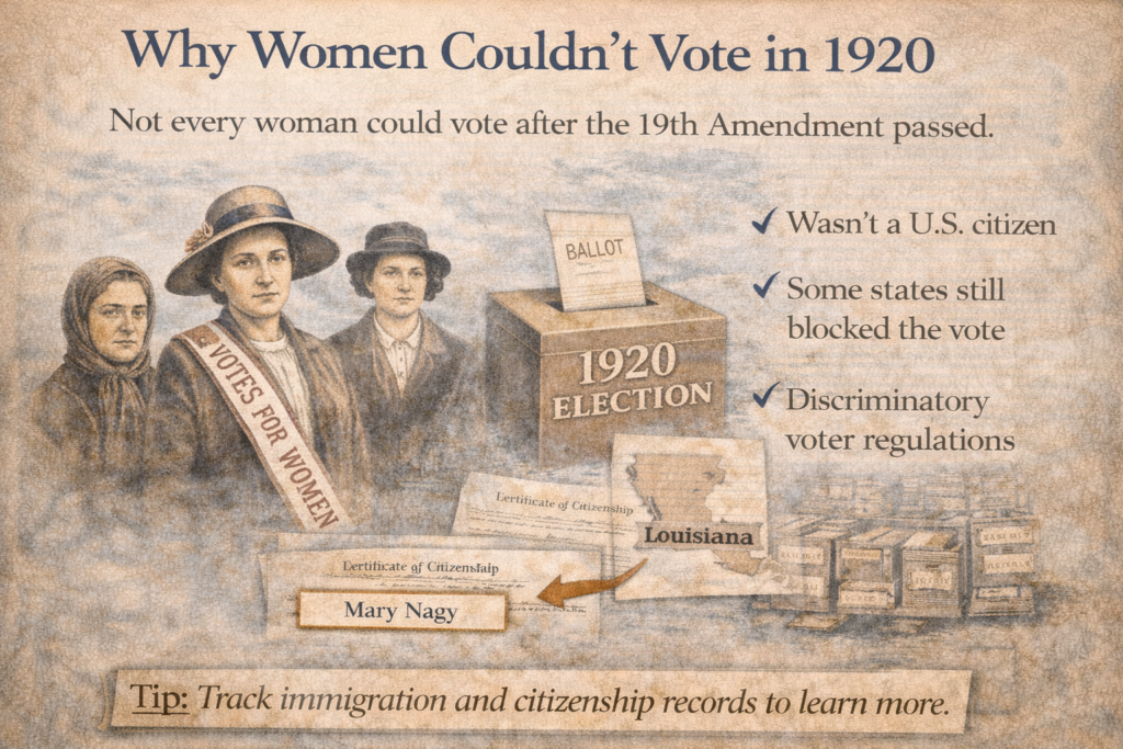 Why Women Couldn't Vote in 1920