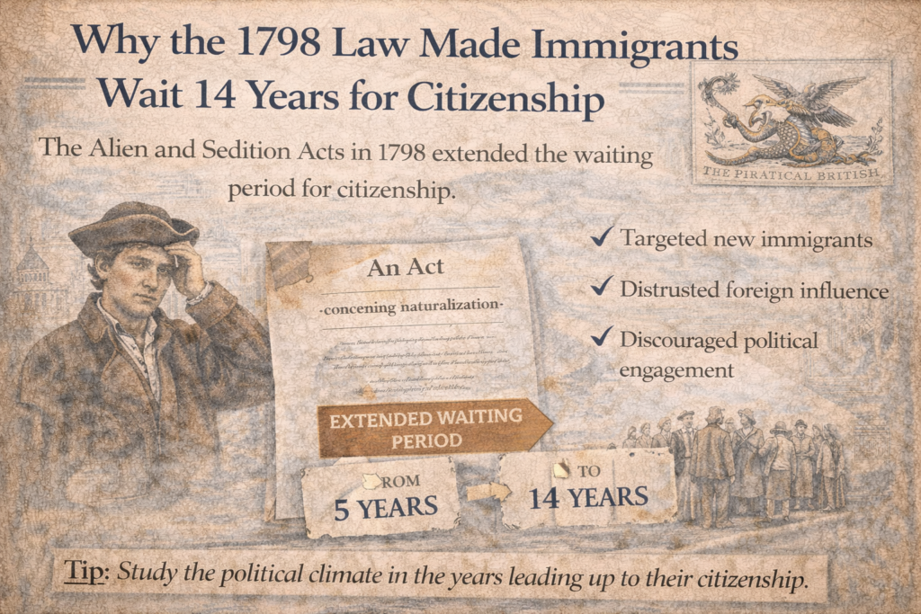 Why the 1798 Law Made Immigrants Wait 14 Years for Citizenship